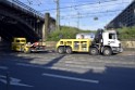 LKW blieb unter Bruecke haengen Koeln Deutz Opladenerstr Deutz Muelheimerstr P170